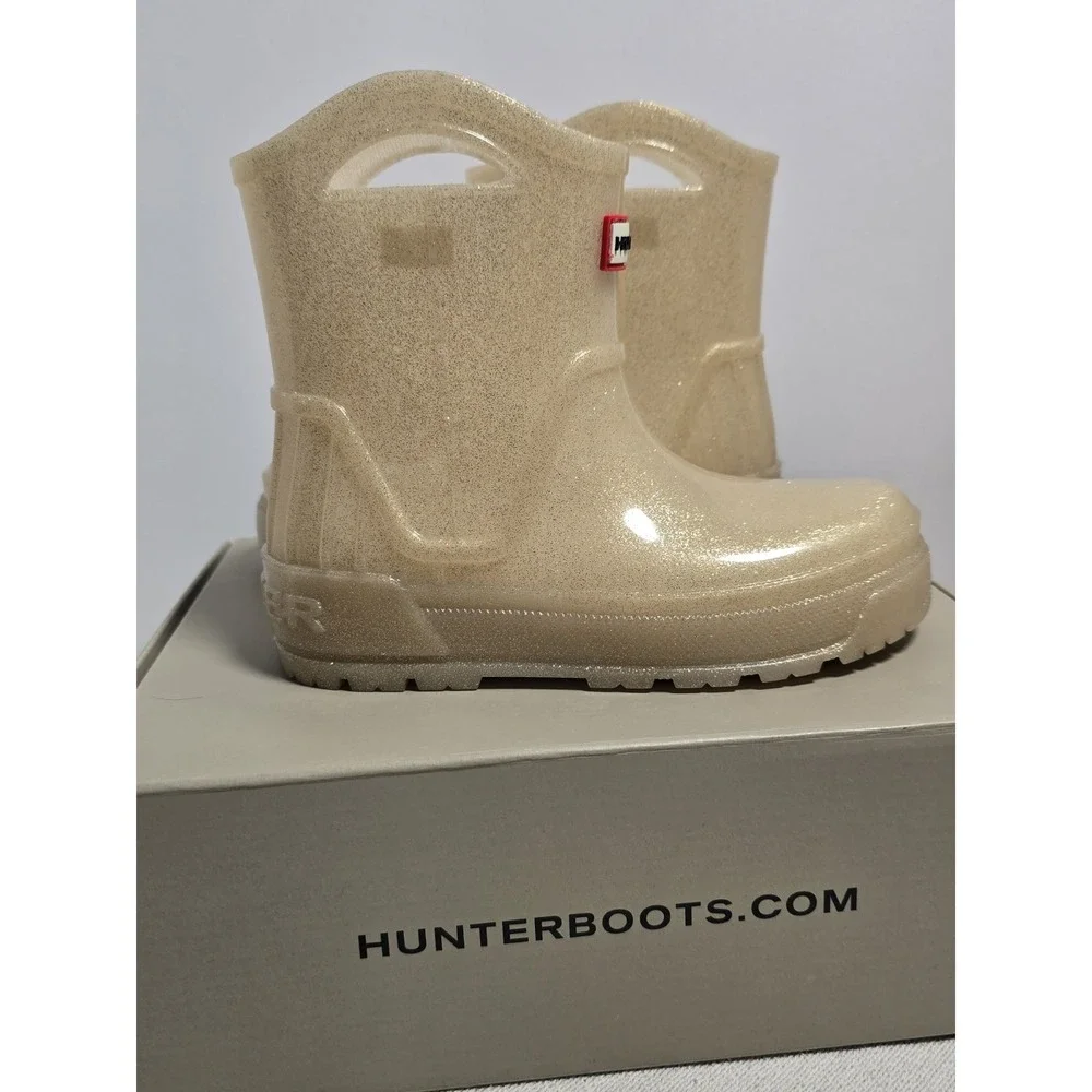 Hunter Unisex Original‎ Kids First Classic Glitter Rain Boots Size US 13